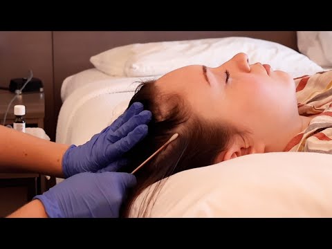 [ASMR] Detailed Scalp Check, Sensory Testing & Head Massage