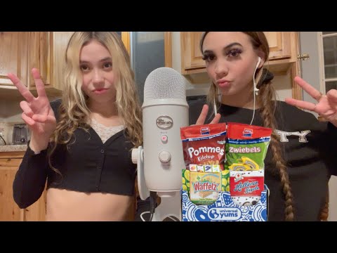 ASMR Trying Snacks from Germany 🇩🇪🇩🇪