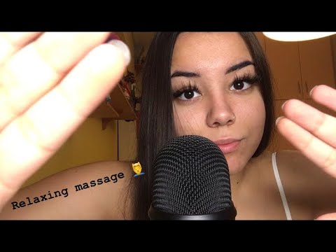 ASMR | Face Massage | Mouth Sounds