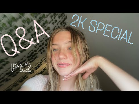 ASMR| Q&A 2K Special Pt.2 ❤️ ❓