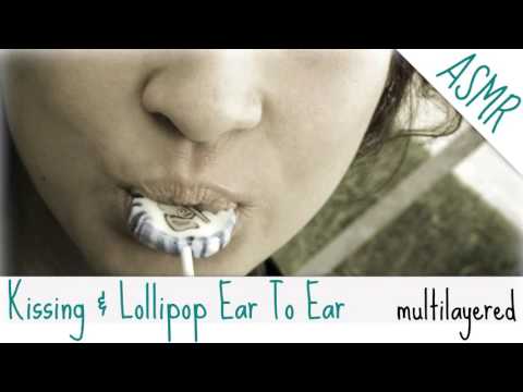 Binaural ASMR Multilayered Kissing & Eating a Lollipop l Wet Mouth Sounds