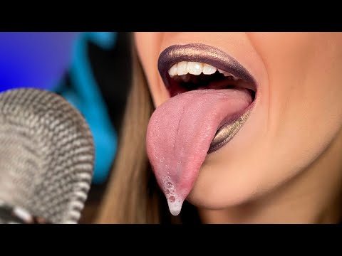 Perfect ASMR Mouth Sounds | Lens licking, kisses, camera fogging and tongue swirl