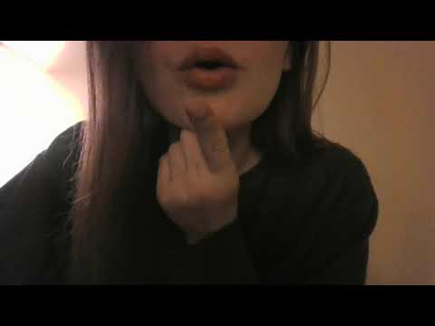 Kissing and counting fingers ASMR tingles