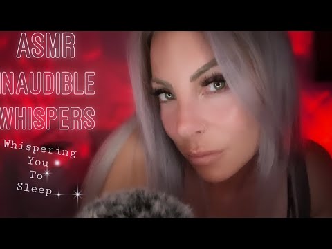ASMR Inaudible Whispering & Close Personal Hand Movements With Soothing Natural Mouth Sounds