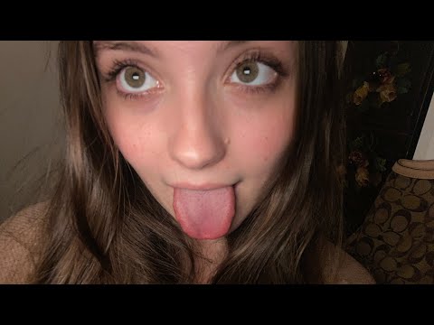 ASMR | LENS LICKING (TRYING FOGGING) | STUTTERING | SPIT PAINTING | MOUTH SOUNDS 👅