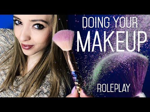 ASMR Doing Your Makeup Roleplay PL
