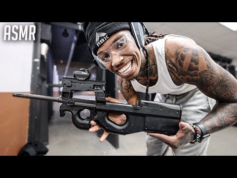 ASMR **EXTREME P90 GUN SOUNDS** For SLEEP And RELAXATION , THE PERFECT VIDEO FOR YOU TRUST ME