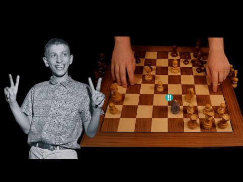 Game of the Century ASMR ♔ Donald Byrne vs Bobby Fischer, 1956 ♔ Chess Relaxation