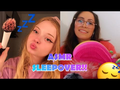 ASMR ~ SLUMBER PARTY ROLE-PLAY COLLAB WITH BMR’S ASMR (PERSONAL ATTENTION)❤️