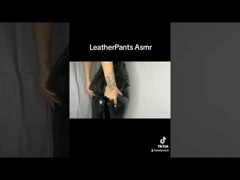 #leatherpants #asmrleather #asmr