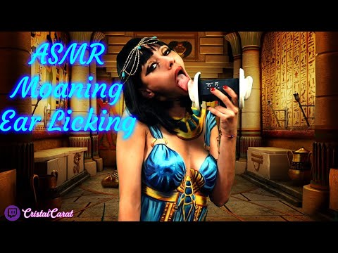 ASMR Moaning  licking cleopatre