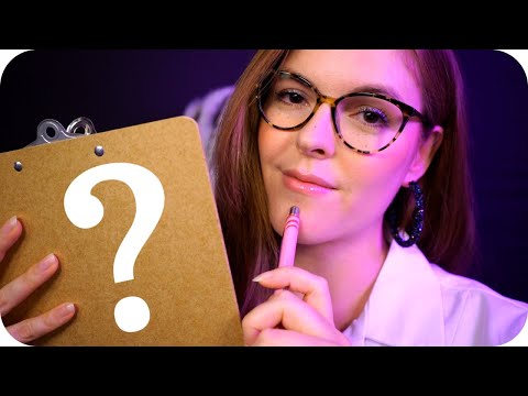 ASMR Asking You EXTREMELY PERSONAL Questions 🖊️🧐 (Pen Writing, Whisper, Storm)