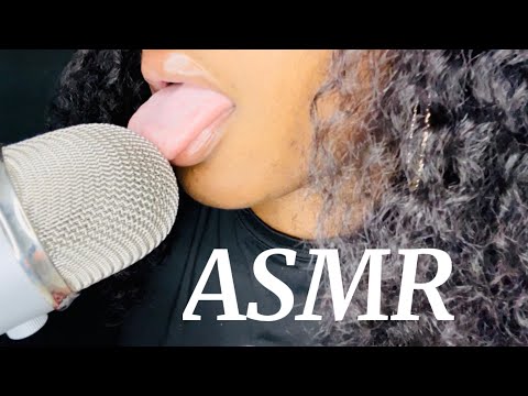 ASMR Slow Mic Licking + Mouth Sounds (MAJOR TINGLES)