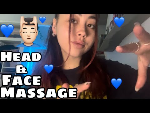 ASMR fast and aggressive head and face massage 💆🏻‍♂️😴💓 (chaotic, unpredictable)