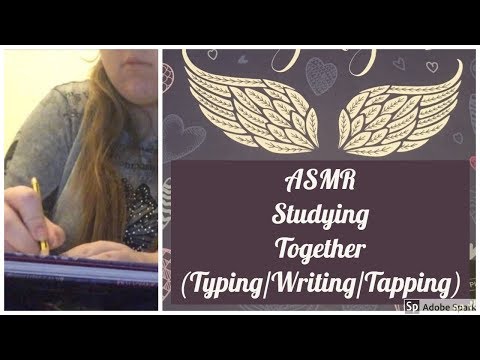 ASMR Studying Together (Keyboard/Tapping/Writing)