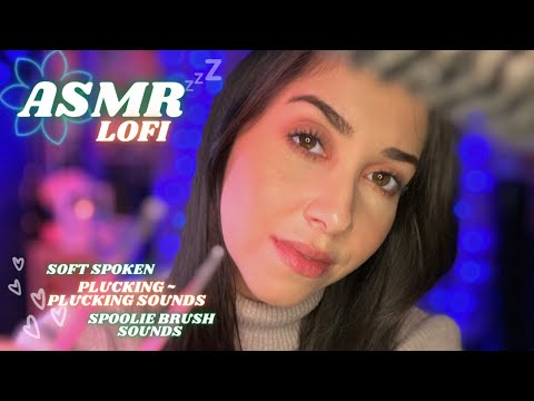 ASMR • Eyebrow Shaping & Plucking ASMR personal attention Mic Brushing sounds