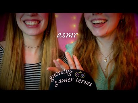ASMR 🎮 My non-gamer Sister Guesses Gamer Terms (whispered)