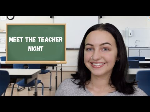 [ASMR] Meet The Teacher Night RP