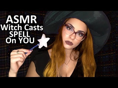 ASMR Witch Casts SPELL On You ✨~Sleep Magic~ Positive Affirmations RP