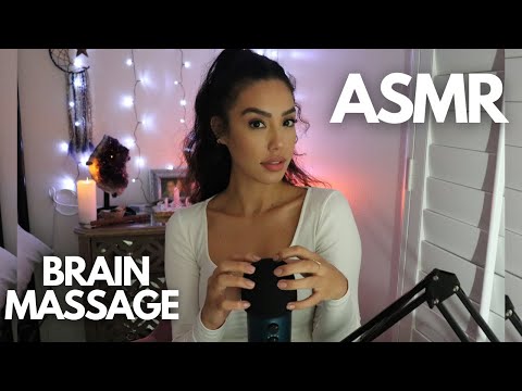 ASMR ✨Intense Brain Massage (Mic Scratching and Gentle Whispers)