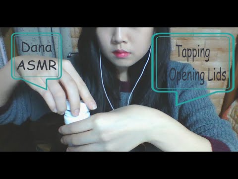 [Sound ASMR] No Talking Tapping + Opening Lids