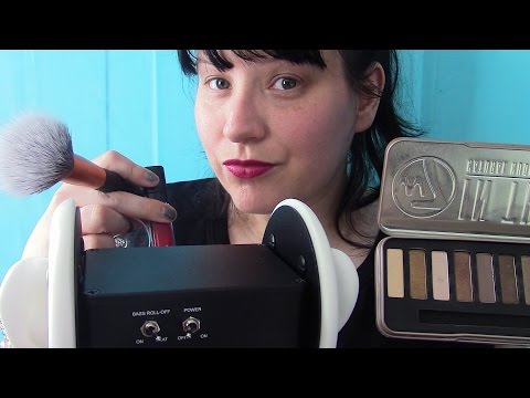 3D Binaural Asmr - Applying your make up - 3DIO MIc - Personal Attention - British accent