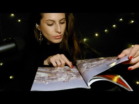 ASMR Relaxing Magazine Triggers |Page Flipping,Tapping,Traicing|Whispering|АСМР на Български|Q For U