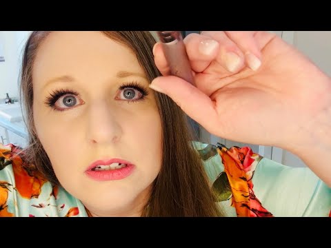 ASMR Friend Does Your Makeup | Close Up | Old Mic Sounds