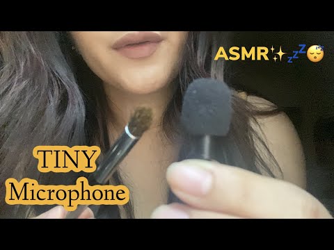 TINY Microphone | Brushing and Whispering | ASMR✨💤
