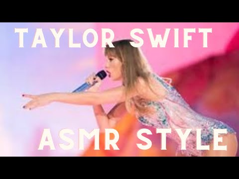 Taylor Swift Lyrics ASMR Style with Layered Sounds #ASMR #taylorswift