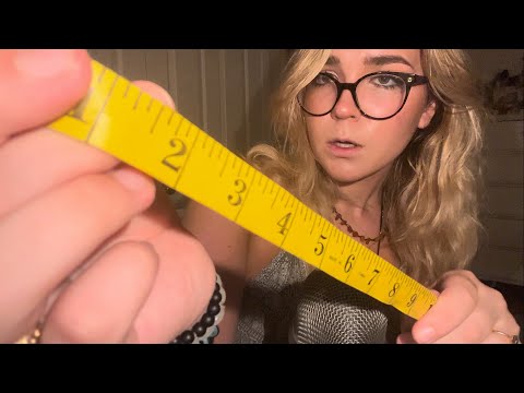 ASMR Measuring You for a Wedding Dress *writing sounds, personal attention, soft spoken*