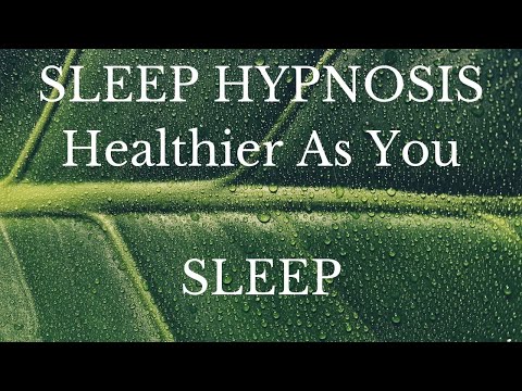 HEALTHIER AS YOU SLEEP: Sleep Hypnosis: Female Voice 1 HR: Professional Hypnotist Kimberly O'Connor