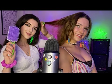 Real Person Hair Play Triggers & Back Scratching On ASMR Miss Mi ~ ASMR Personal Attention