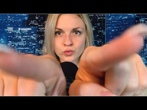 fast & aggressive ASMR: hand movements, mouth sounds, positive affirmations (Christina’s custom✨)