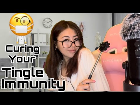 ASMR Dr.Angelic’s Tingle Clinic to cure tingle immunity ✨✨#asmrtingles #asmrtingleimmunity