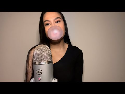 ASMR: Bubblegum Blowing | Gum Chewing | Gum Snapping | Blowing Bubbles | Gum Popping | No Talking 💤