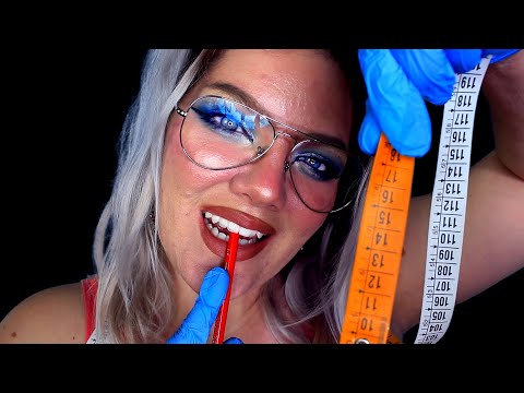 ASMR⼁MEASURING YOU (Personal Attention, Writing Sounds, Inaudible/Unintelligible Whispering)