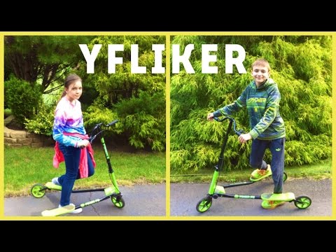 Yvolution Y Fliker scooter - how to ride