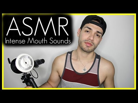 ASMR - Layered Mouth Sounds (Intense Wet Mouth, Kissing, Omnomnom, Unintelligible Whisper)