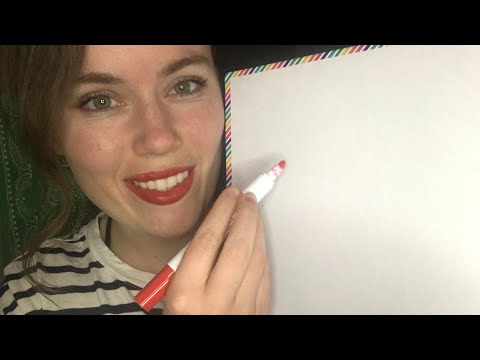 ASMR Your First Spanish Class! Español, roleplay, and reading your names 🥰