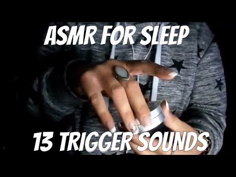 [ASMR] Triggers For Sleep No Talking - 13 TRIGGER SOUNDS