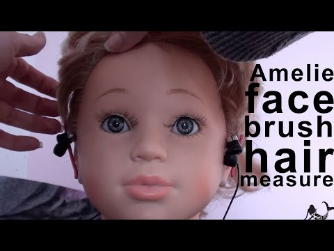 Mannequin face brushing asmr (Amelie)
