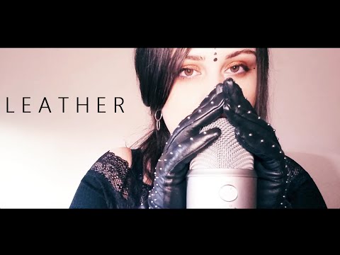ASMR Leather gloves🧤(w/FX)🎧💖