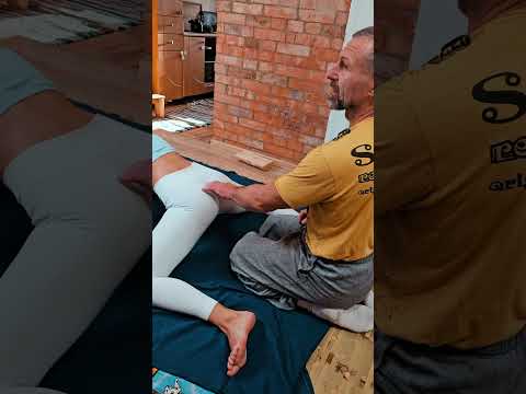 Chiropractic adjustments and stretching for Marina