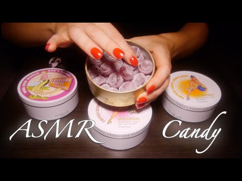 Binaural ASMR Eating ~ Hard Candy & Tin Sounds