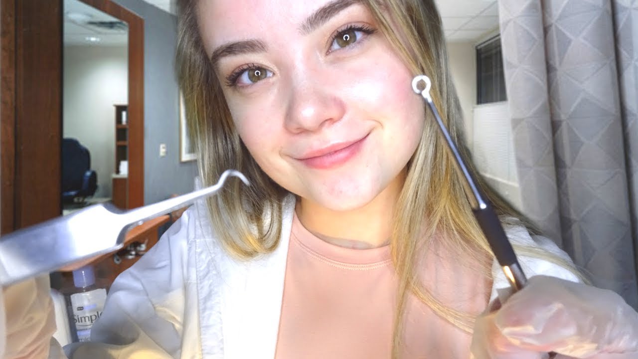 ASMR DERMATOLOGIST ROLE PLAY! Skin Assessment, Extraction & Soft Speaking To Help You Relax