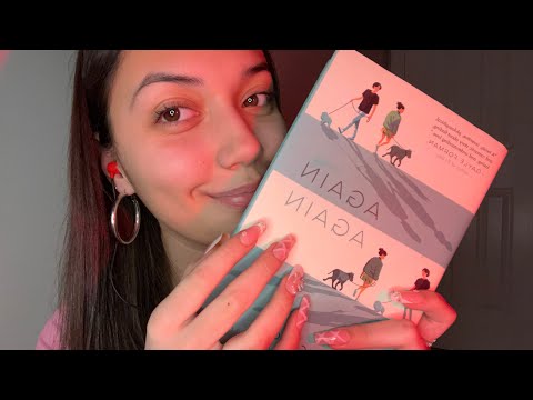 ASMR~fast and aggressive book tapping and scratching, page flipping, etc.