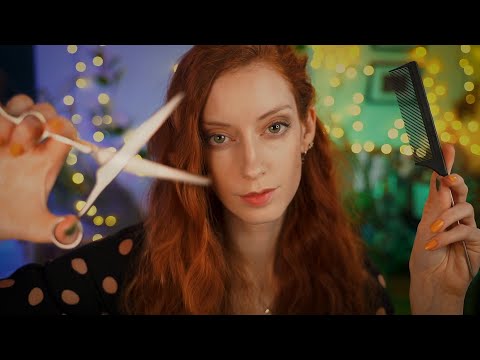 ASMR ✂️ Realistic Haircut (Shampoo, Scalp Check, Close Up Whispers) - Roleplay For Sleep
