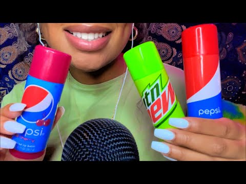 ASMR | Giant Pepsi Soda Lip Balm 🥤