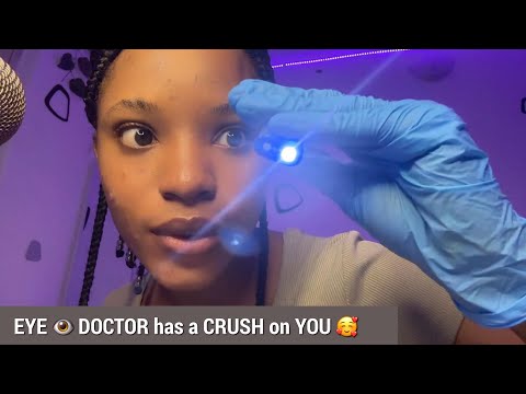 ASMR| What’s in your Eyes? ❤️?  Eye Doctor Has a Crush on You 🥰